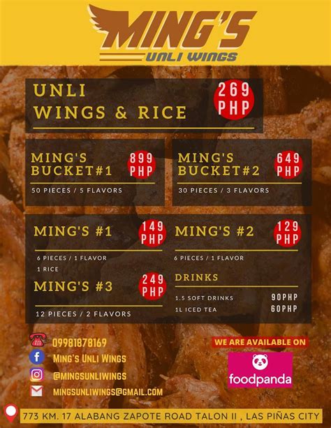 Ming's Unli Wings .